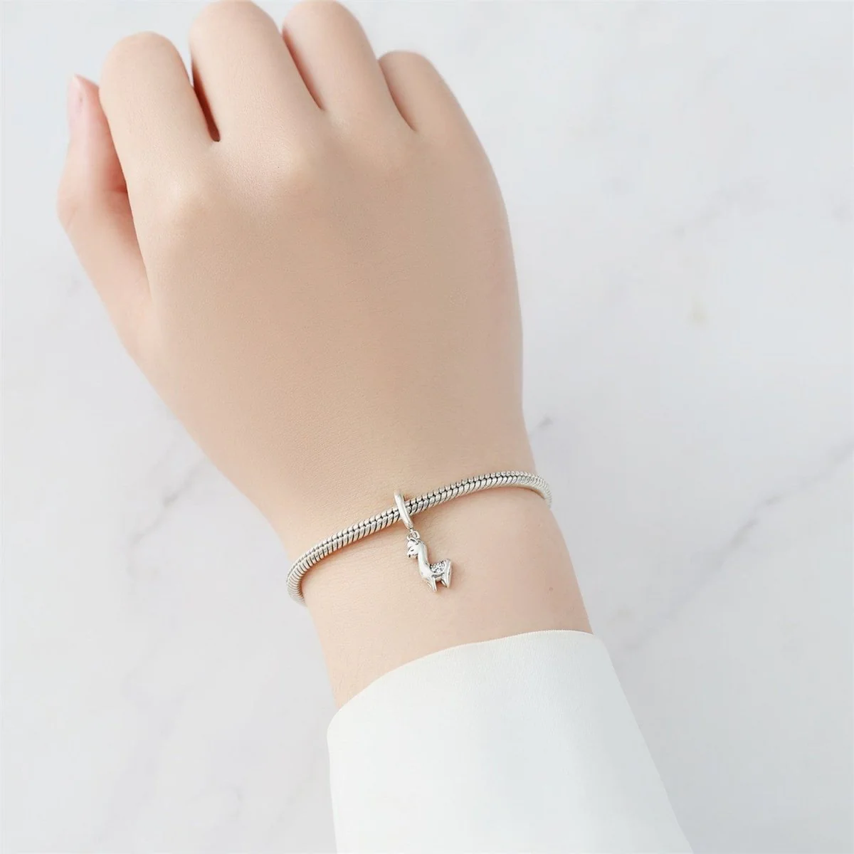 Sparkling Llama Dangle Charm