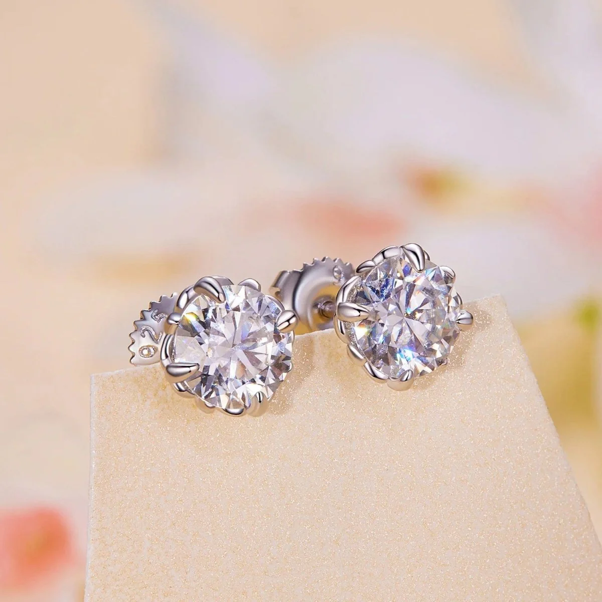Pangama Moissanite Stud Earrings