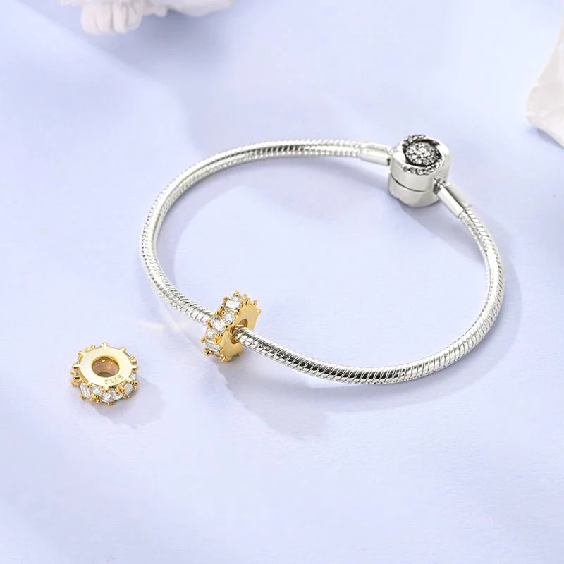 Golden Crystal Elegance Charm