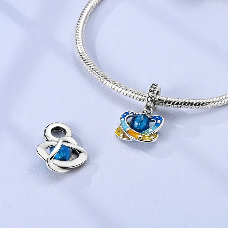 Glow in the Dark Luminous Planet Dangle Charm