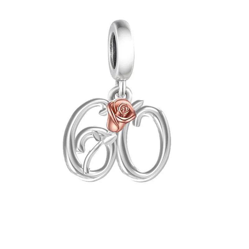 60th Celebration Dangle Charm