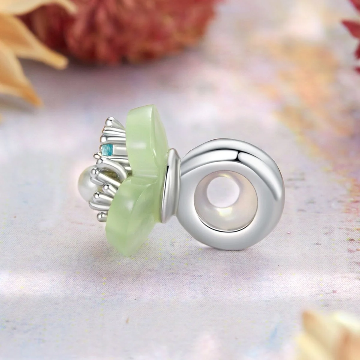Green Blossom Charm