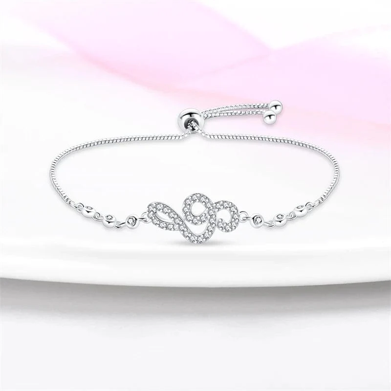 Elegant Infinity Crystal Bracelet