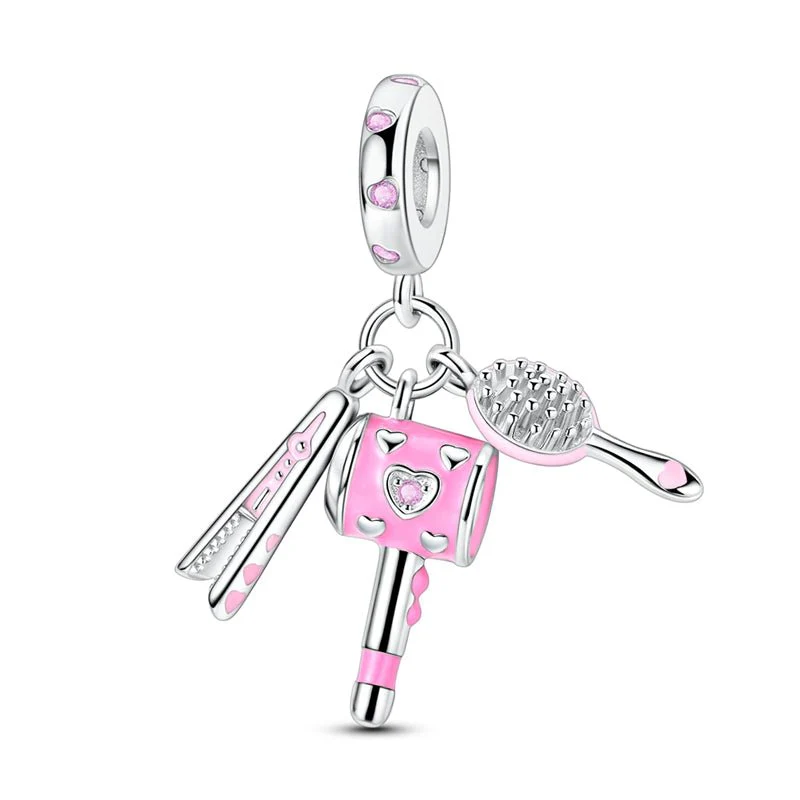 Hairdresser's Styling Tools Triple Dangle Charm