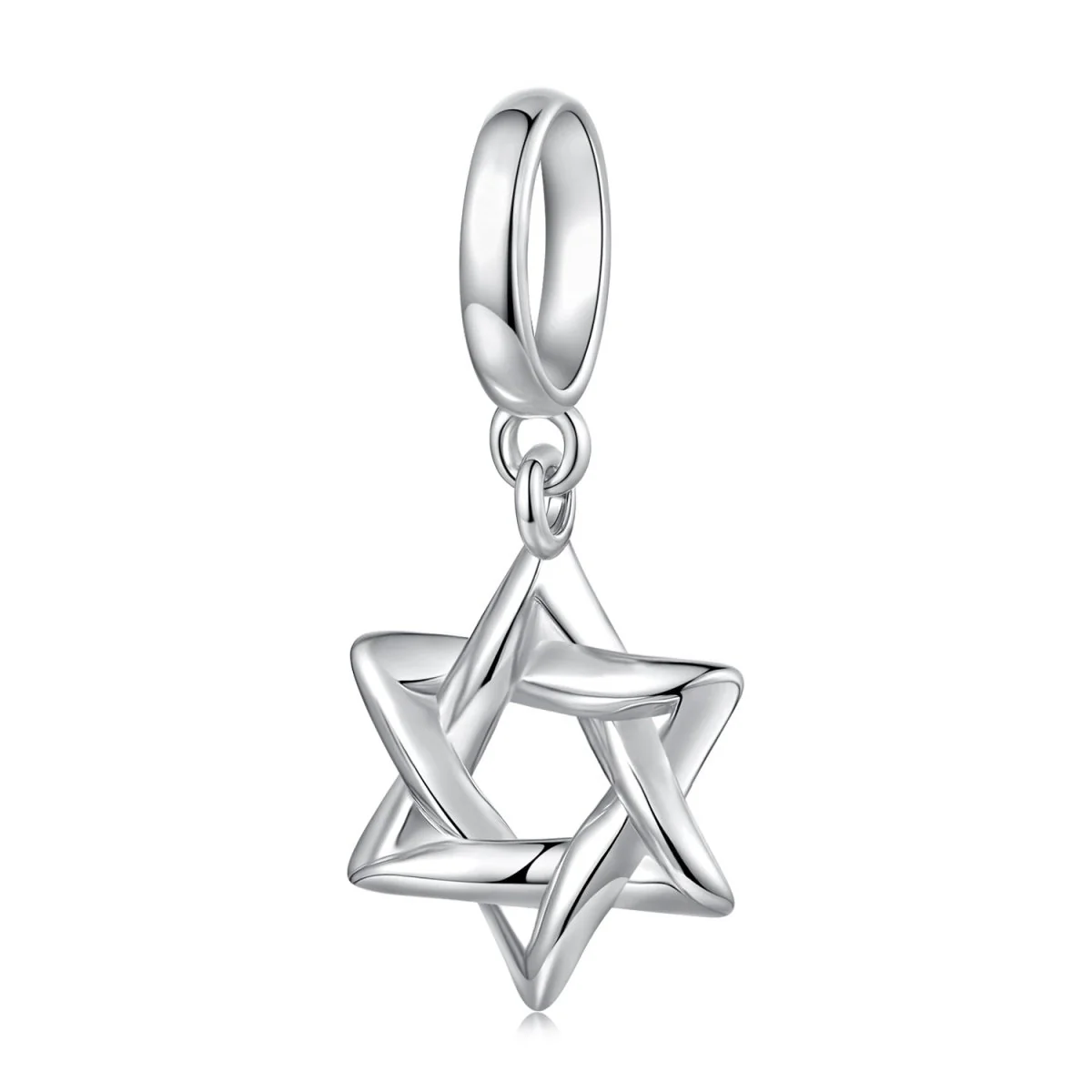 Interwoven Star Dangle Charm