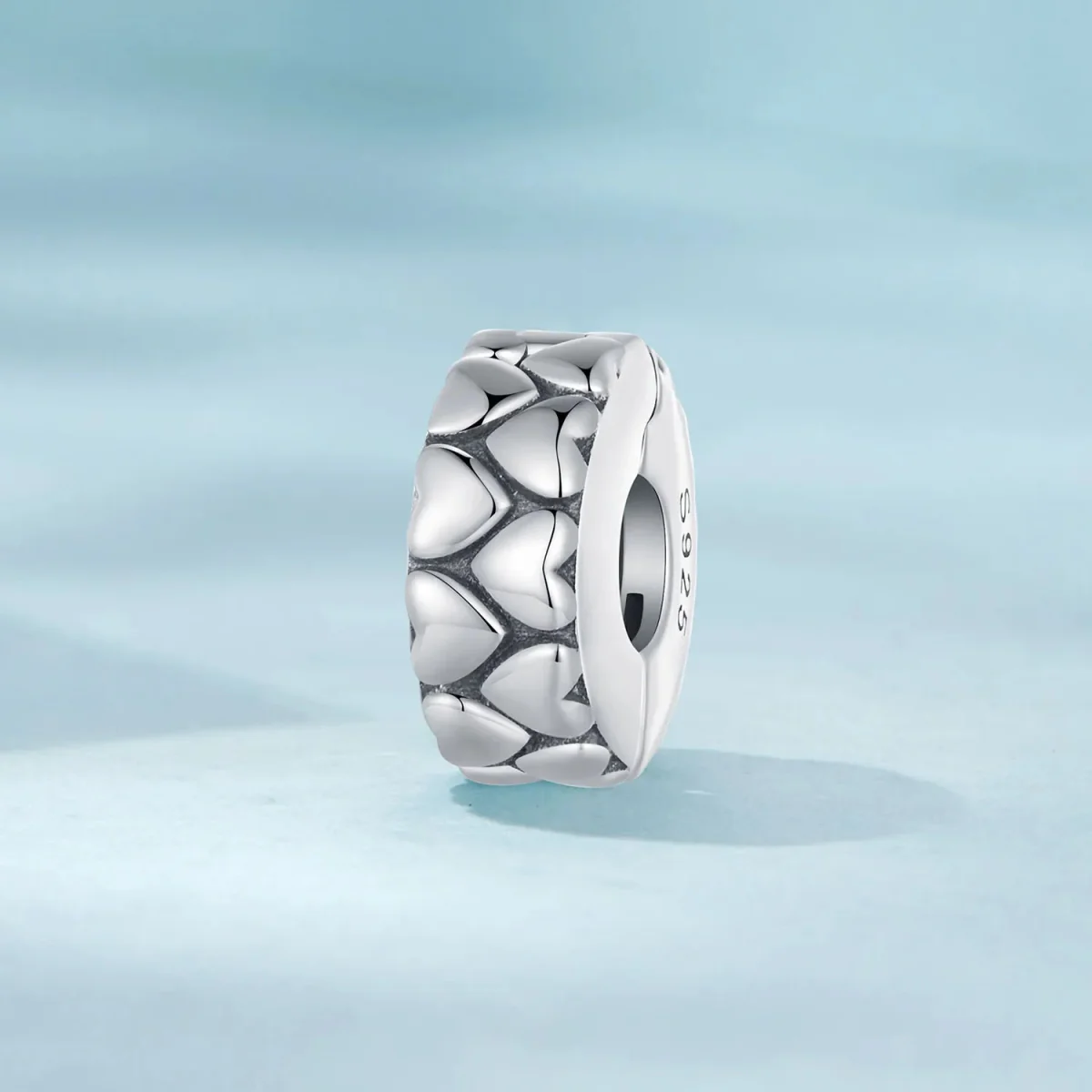 Heart Pattern Clip Charm