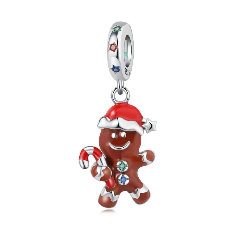 Gingerbread Man Dangle Charm