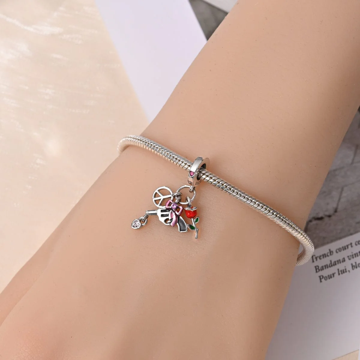Love, Peace, and Rebellion Charm