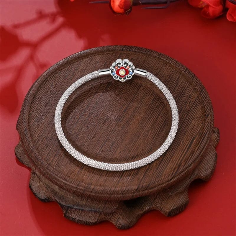 Chinese New Year Sparkling Studded Chain Bracelet