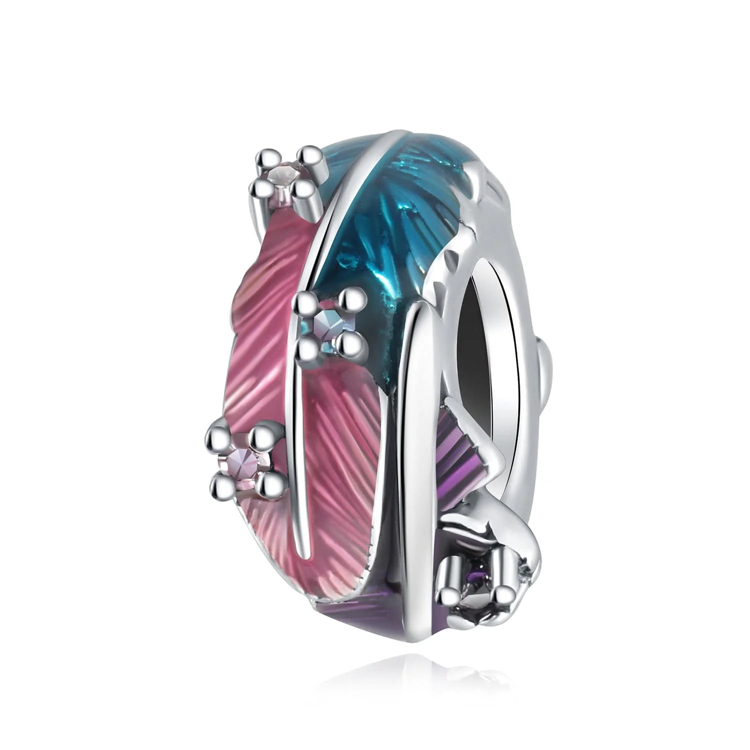 Feather Spacer Charm