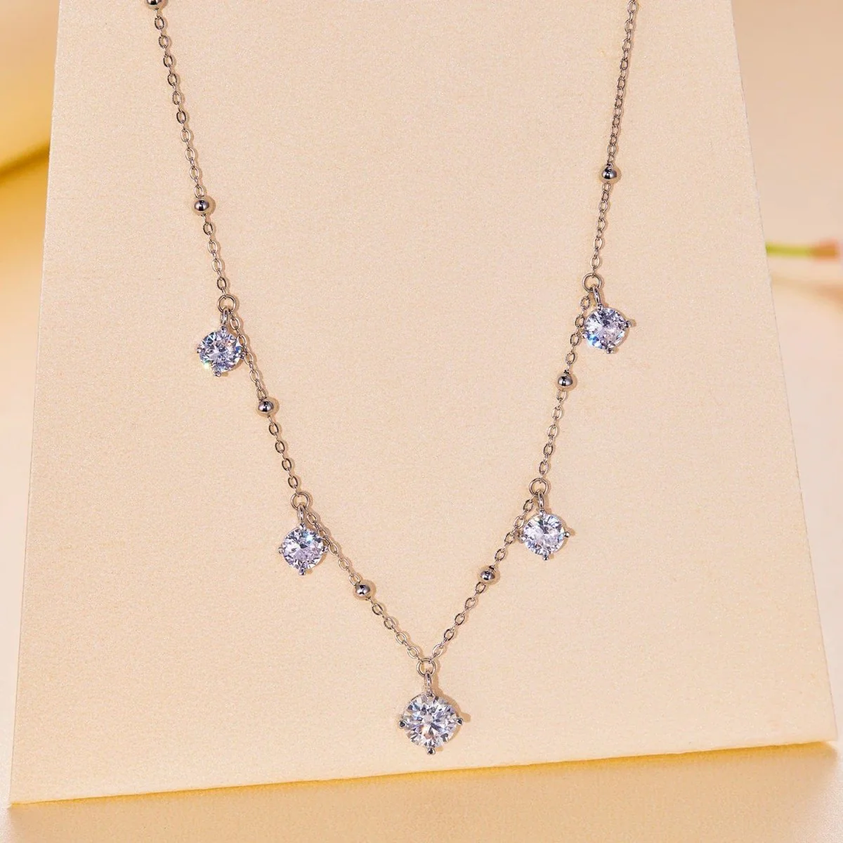 Pangama Moissanite Drop Necklace