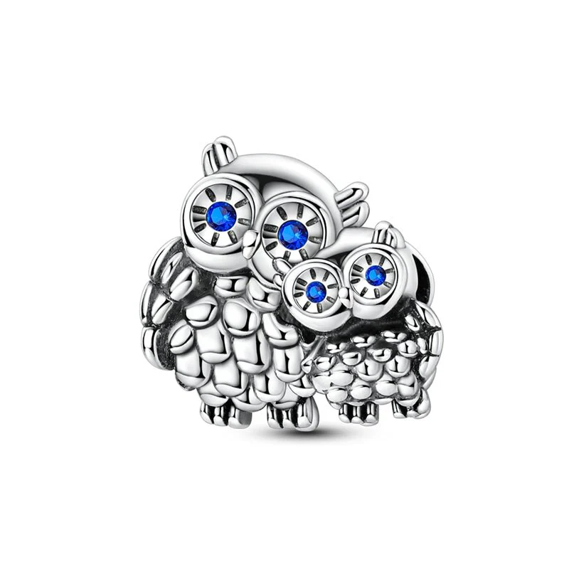 Sparkling Owl Charm