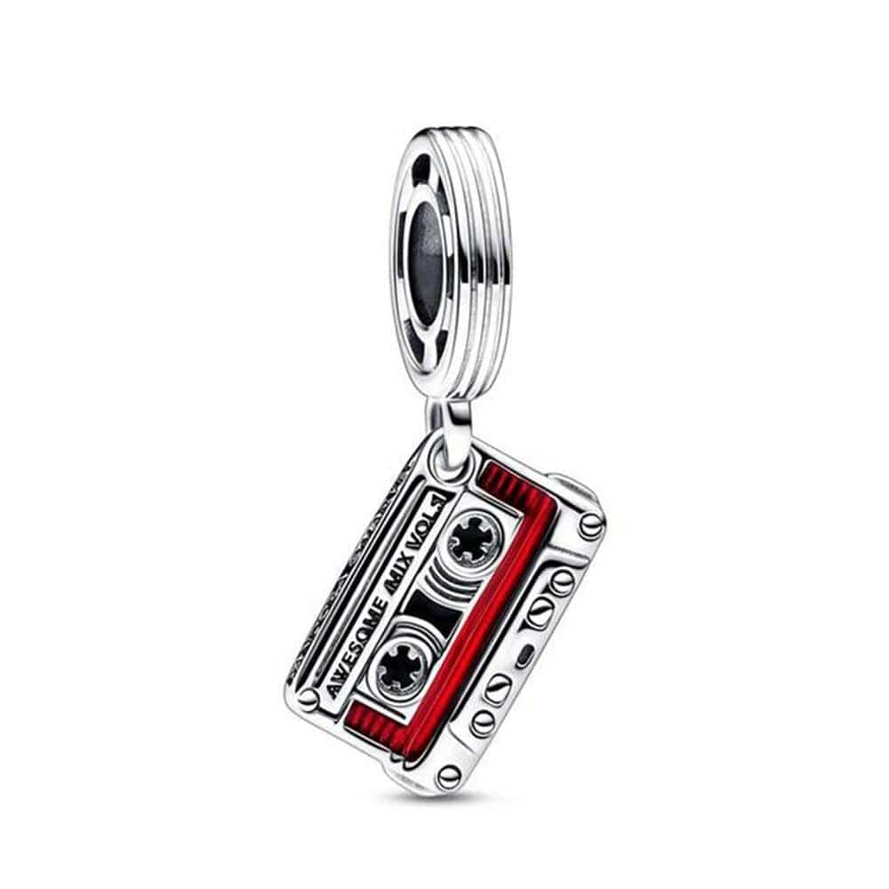 Marvel Guardians of the Galaxy Cassette Tape Dangle Charm