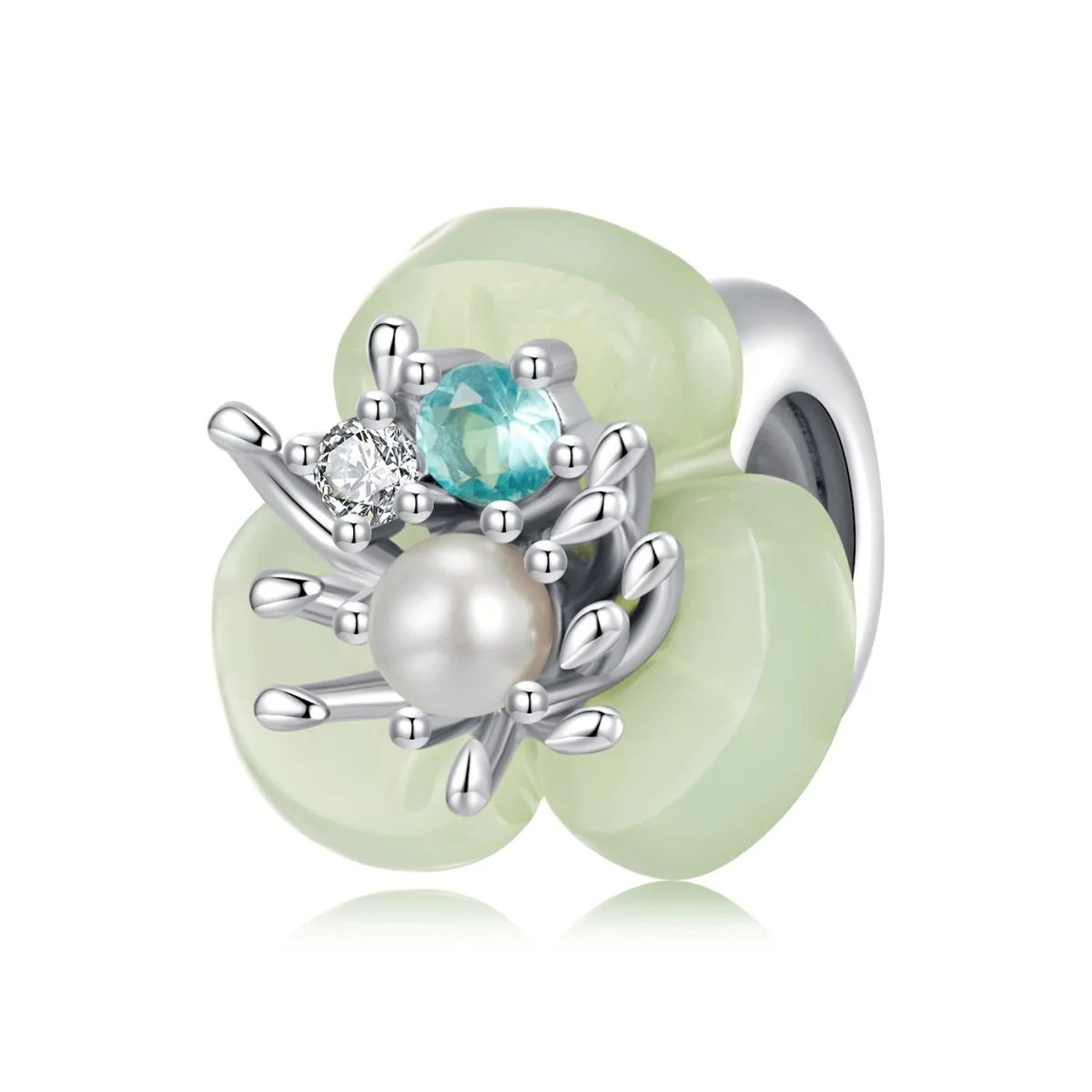 Green Blossom Charm