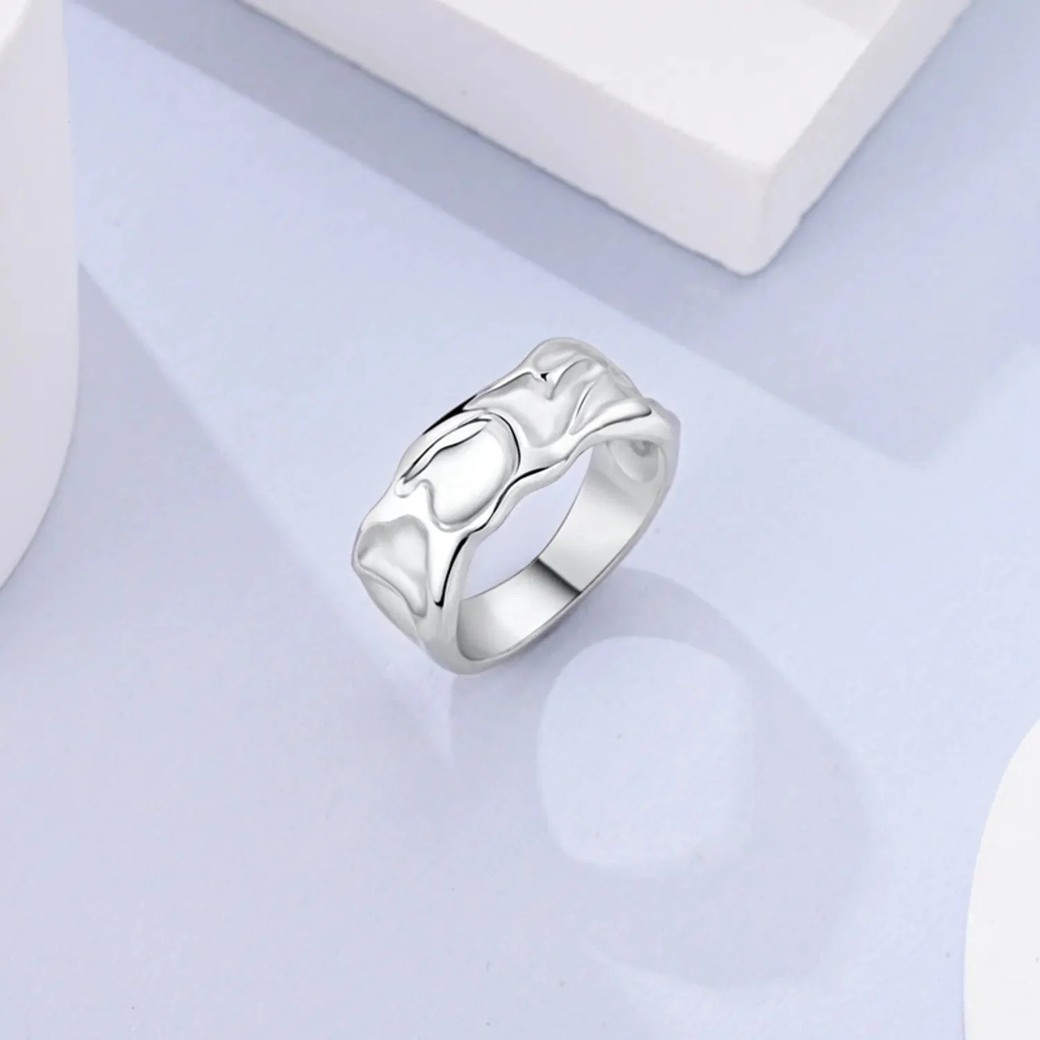 S925 Sterling Silver Wave Ring