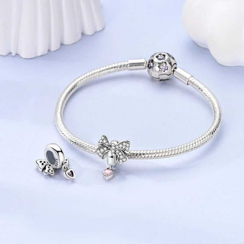Sparkling Bow Charm