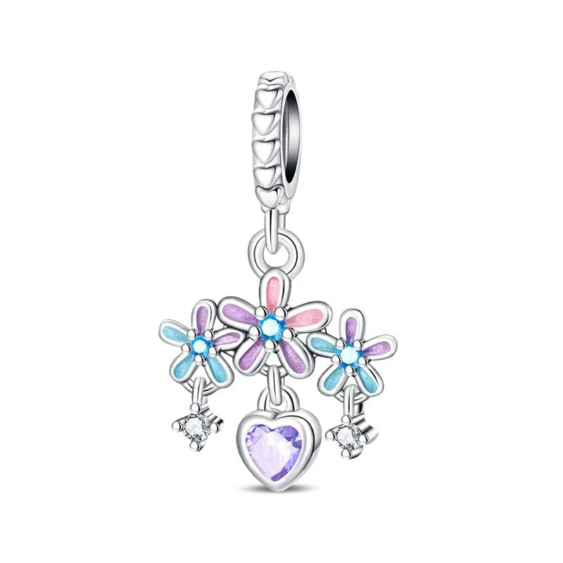 Blossoming Love Dangle Charm