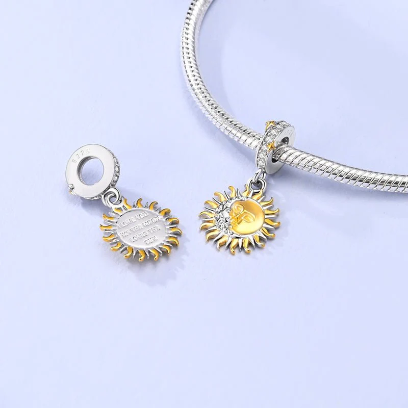 Sun & Moon Dangle Charm