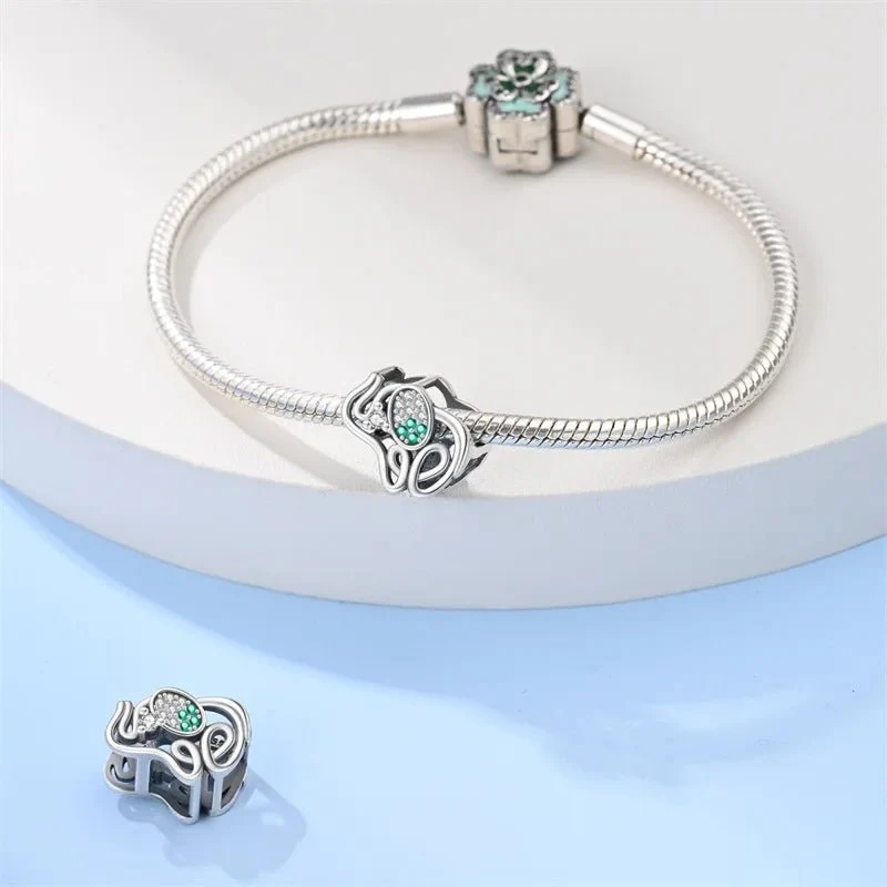 Openwork Elephant Charm