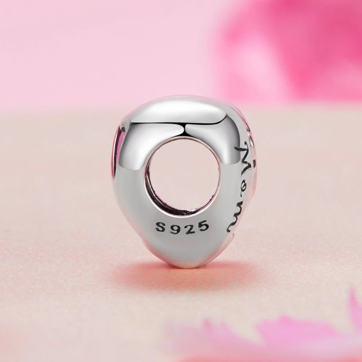 Mom & Daughter Puzzle Heart Charm