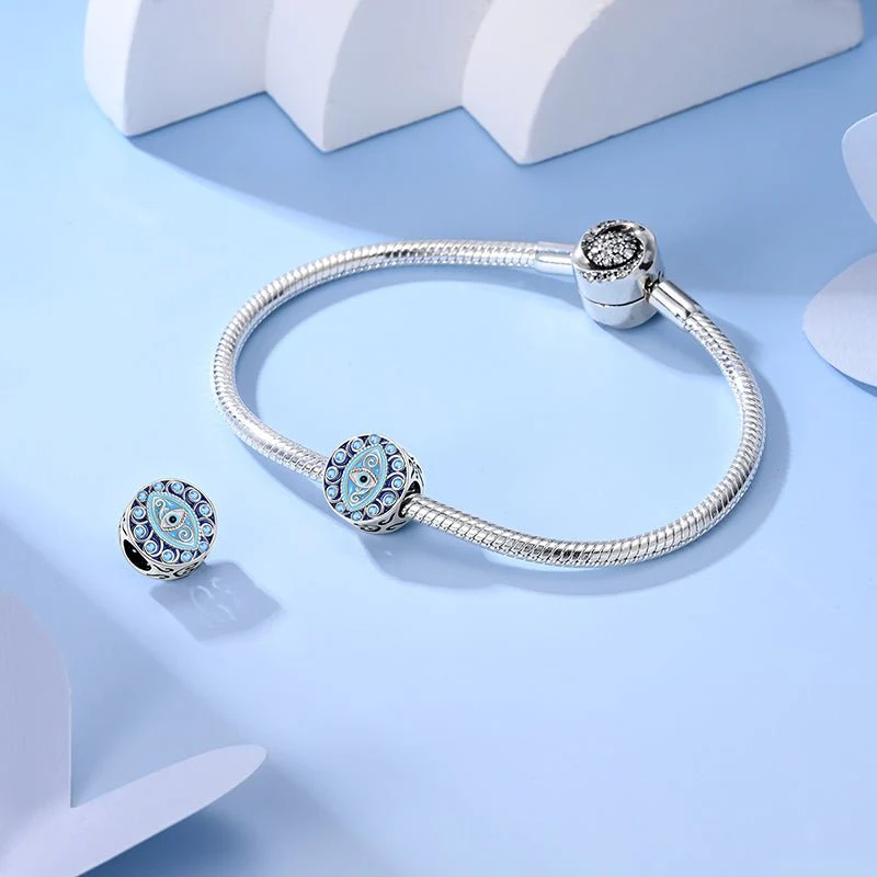 Evil Eye Round Charm