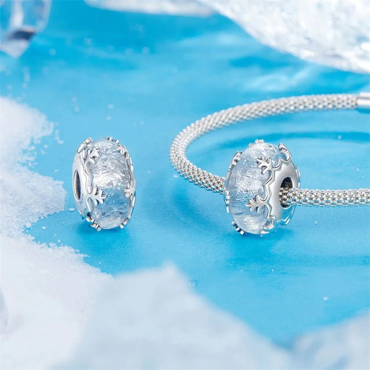 Christmas Magic Murano Glass Charm