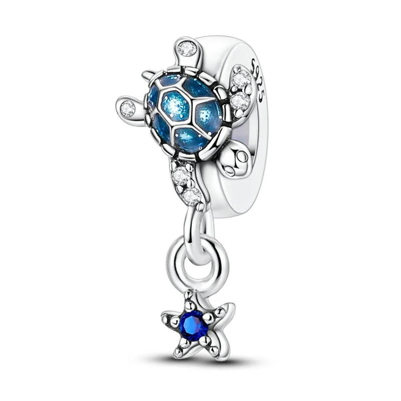 Turtle with Starfish Charm