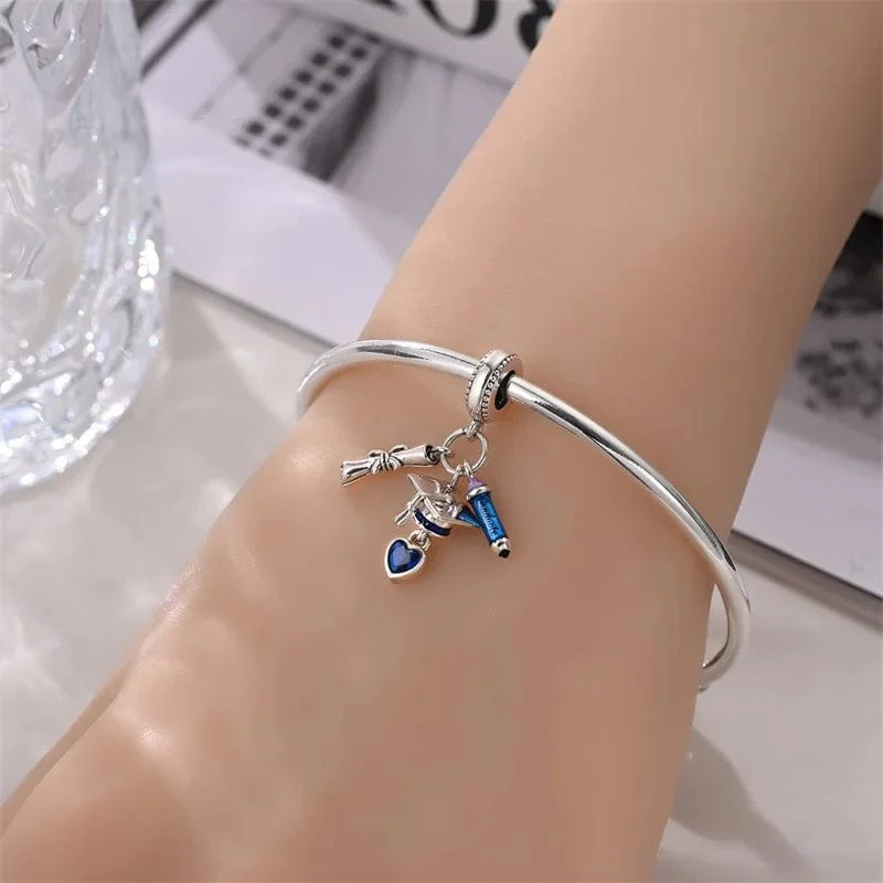 Graduation Triple Dangle Charm