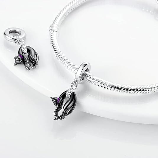 Hanging Cat Dangle Charm