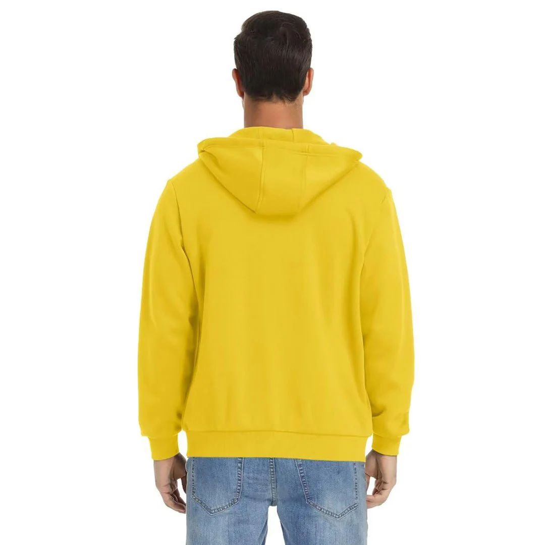 Men's Full Zip-Up Casual Active Hoodie