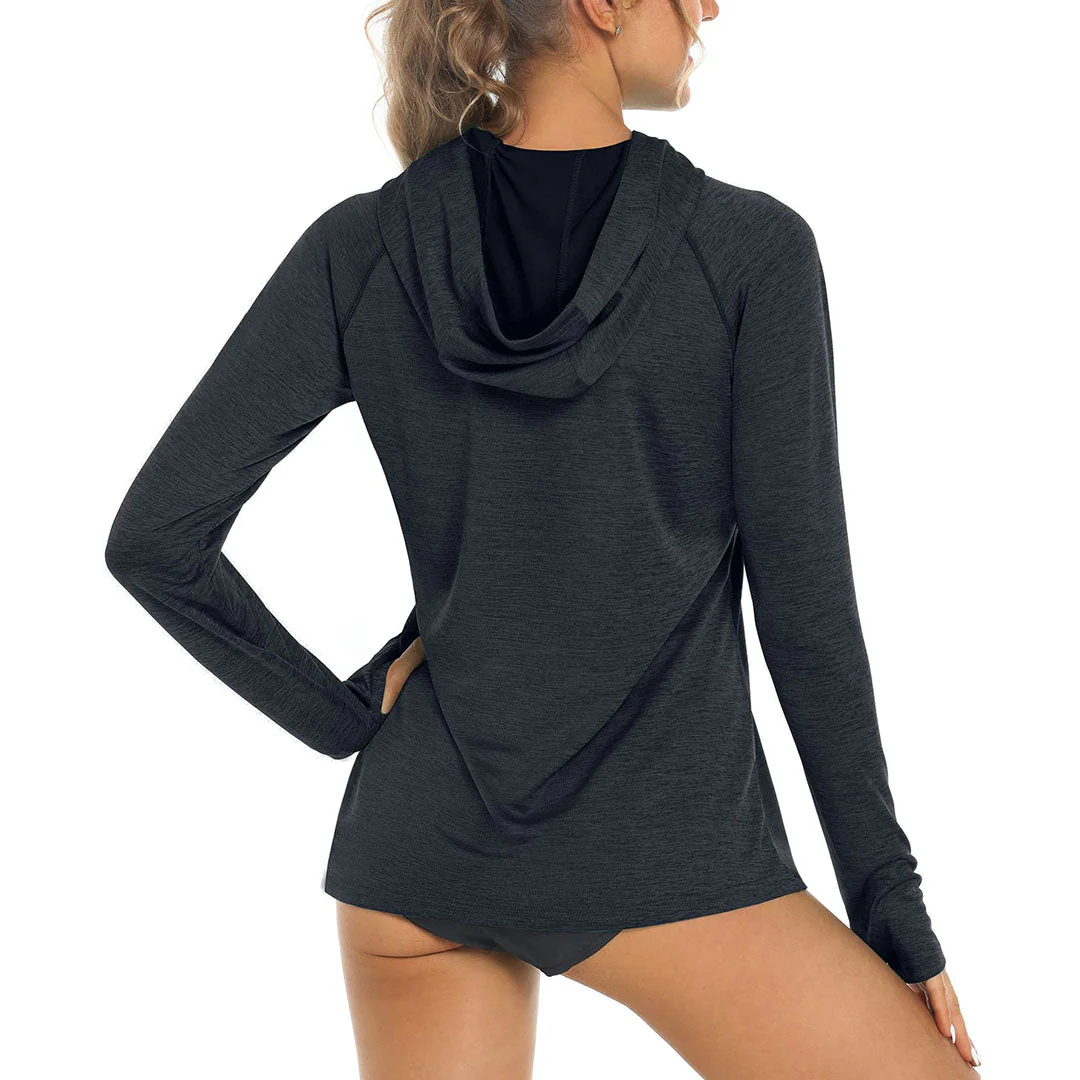 Women's Quick Dry UPF 50+ Hoodie Long Sleeve Shirts
