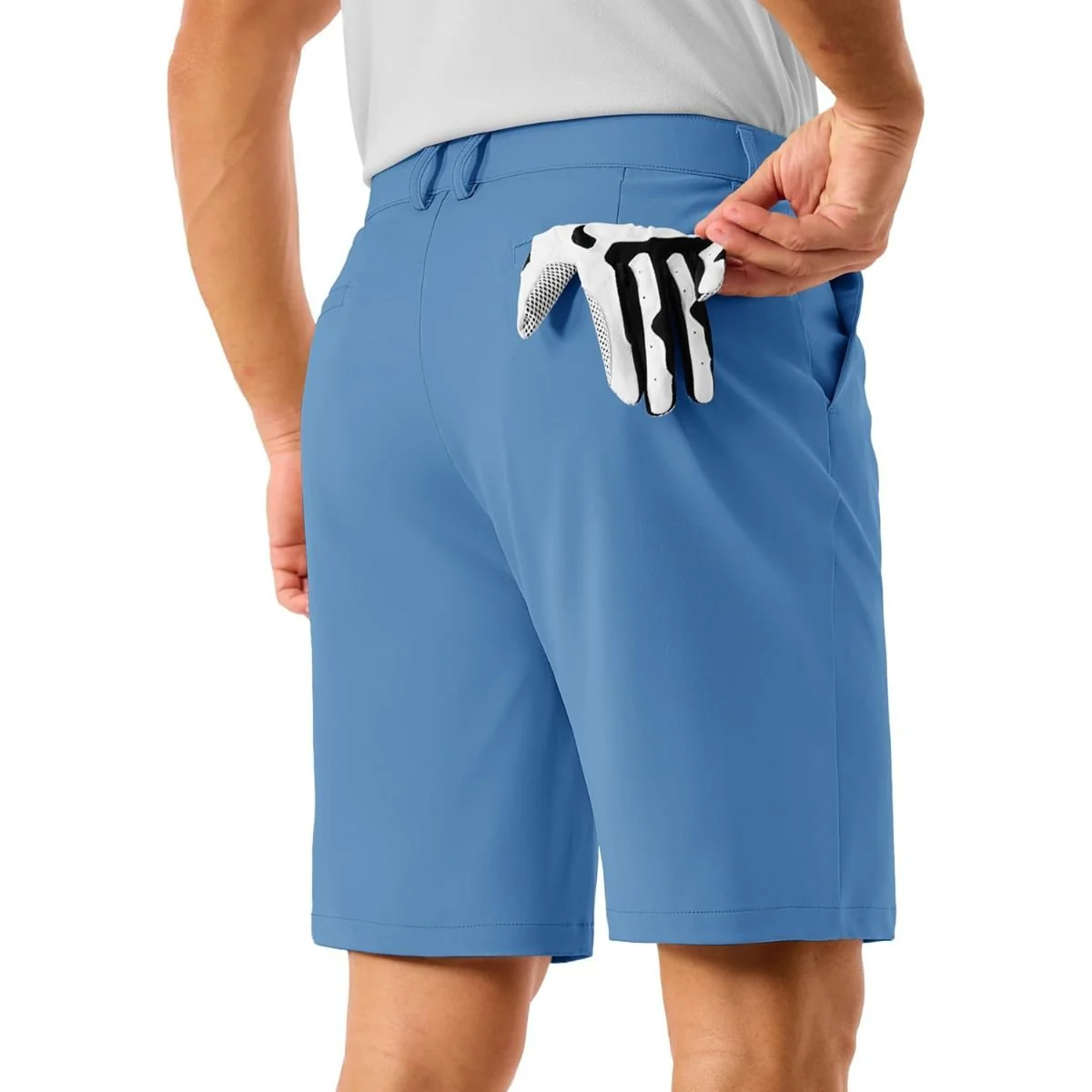 Men's Golf Quick Dry Casual Flat Front Shorts with 4 Pockets