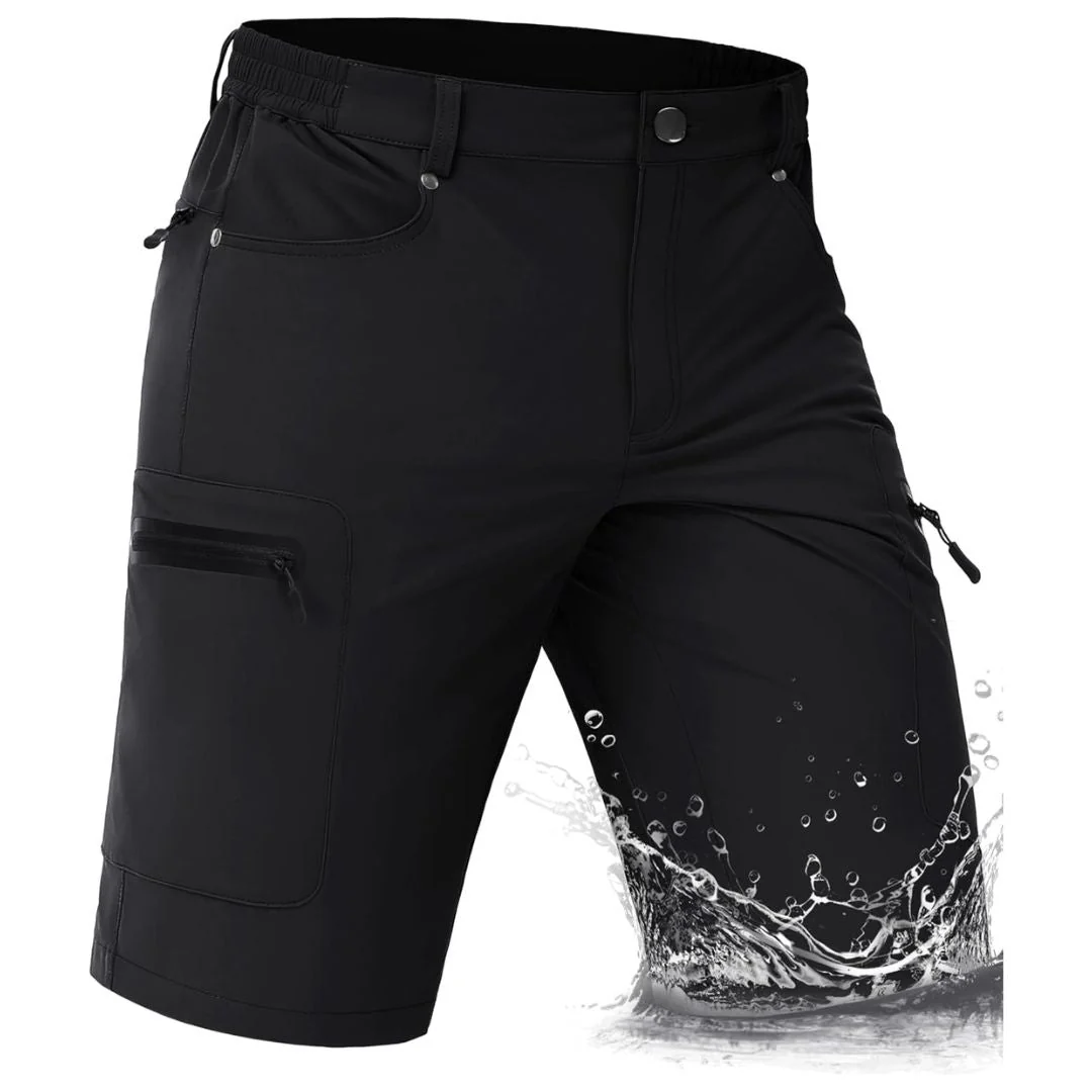 Men's Hiking Cargo Shorts with Zipper Pockets