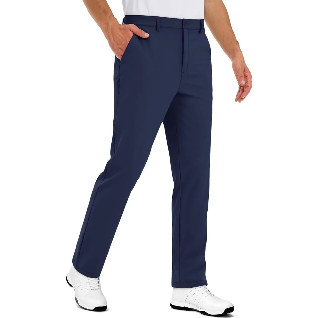 Men's Stretch Golf Pants Lightweight Classic Fit