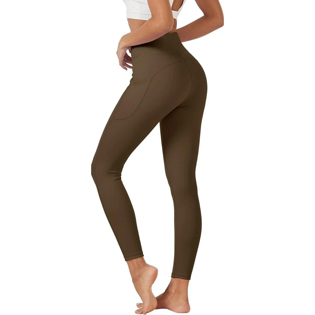Women's High Waisted Leggings with Pockets Tummy Control Yoga Pants