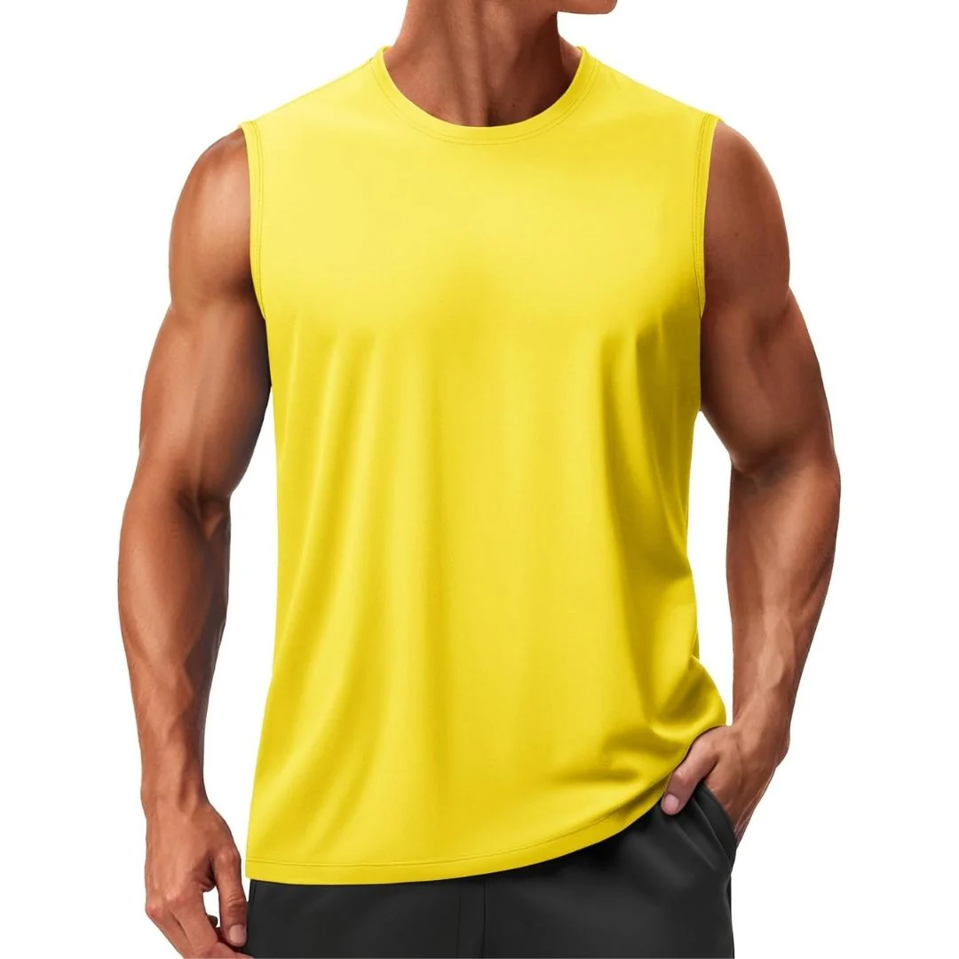 Men's UPF 50+ Sleeveless Quick Dry Gym Tank Tops