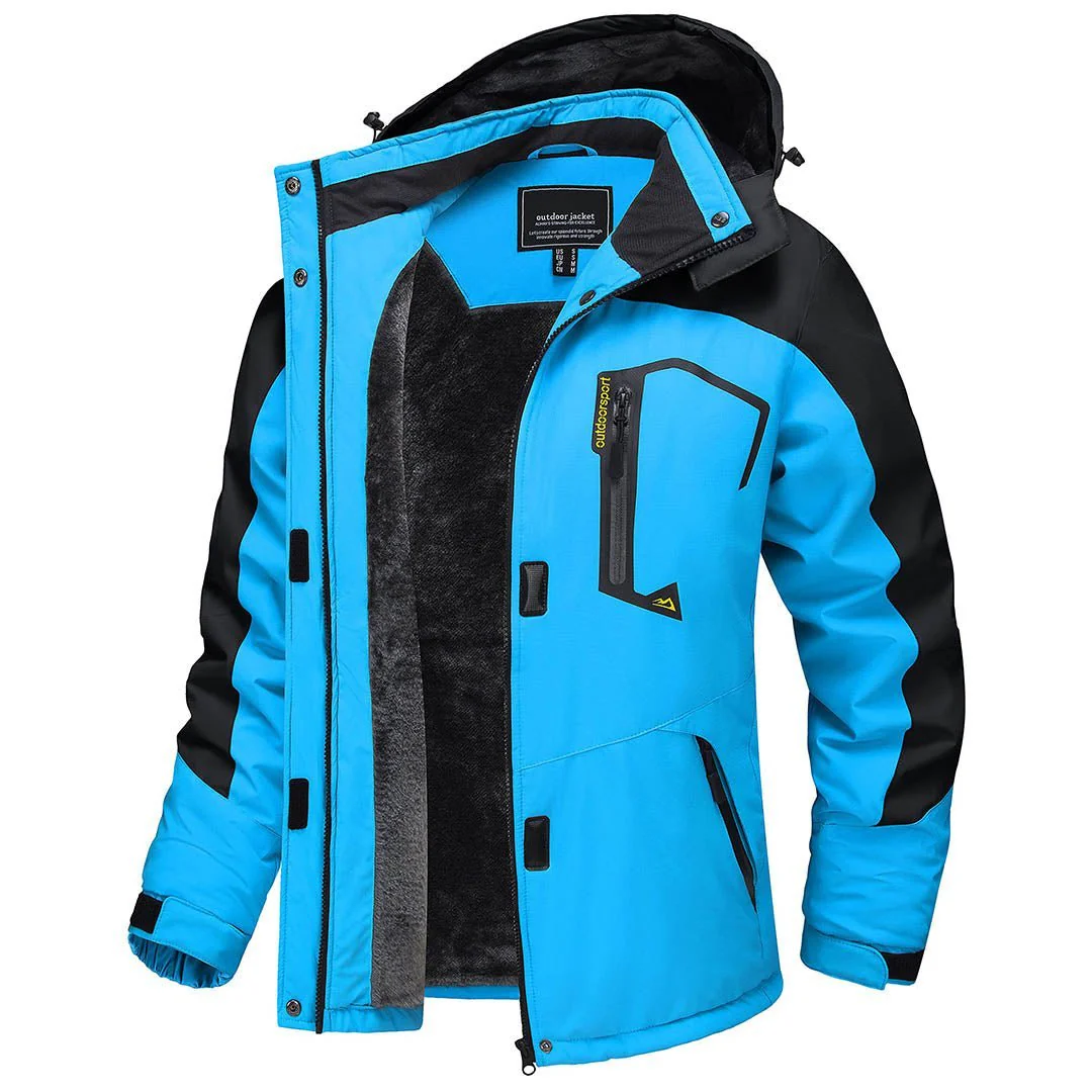 Women's Winter Jacket Waterproof Hooded Fleece Lined Warm Coat Windbreaker