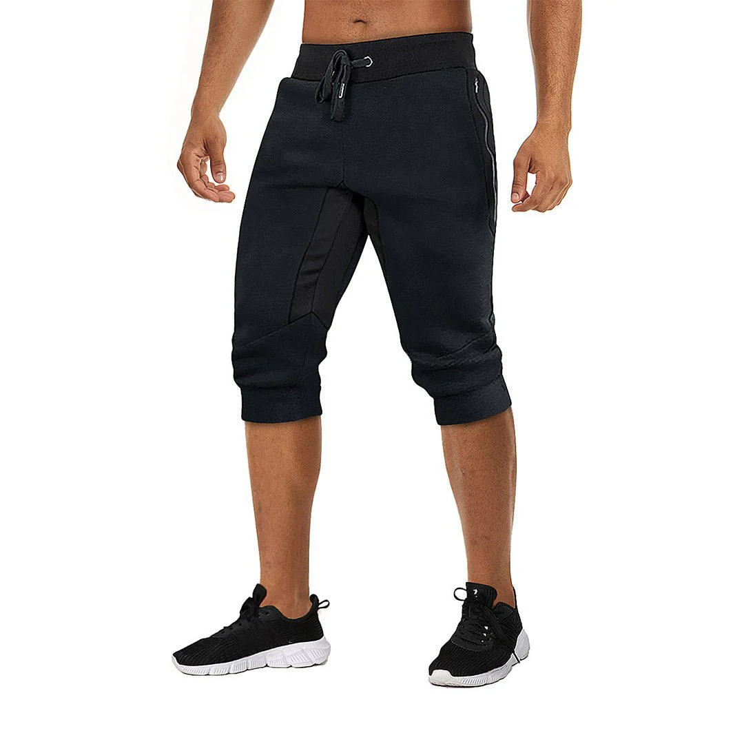 Men's 3/4 Joggers Slim Fit Capri Pants
