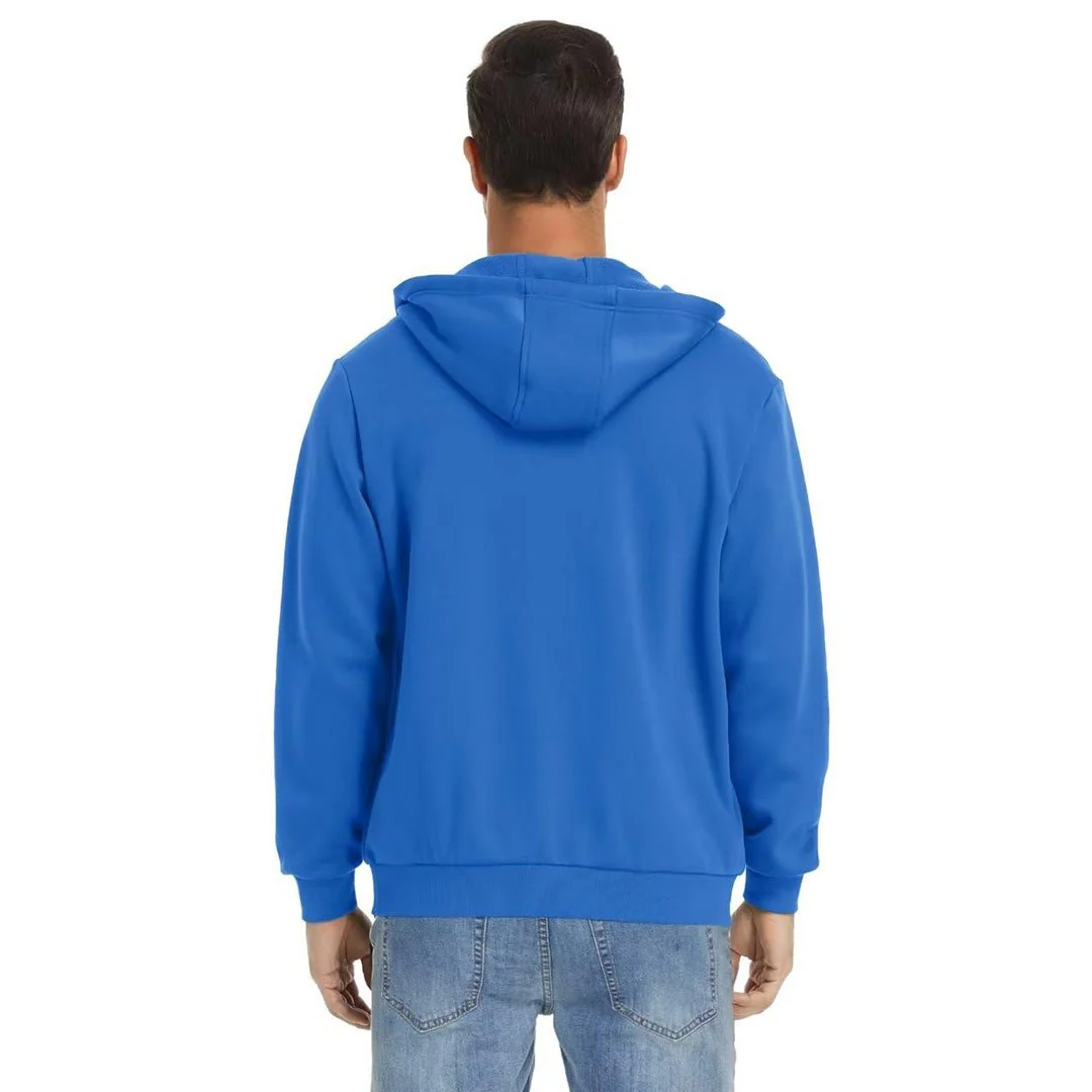 Men's Full Zip-Up Casual Active Hoodie
