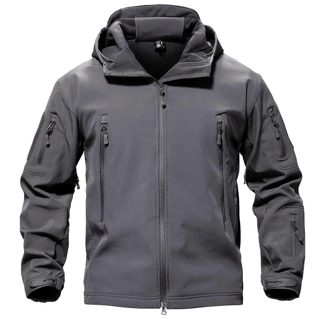 Men's Water Resistant Windbreaker Tactical Soft Shell Coat
