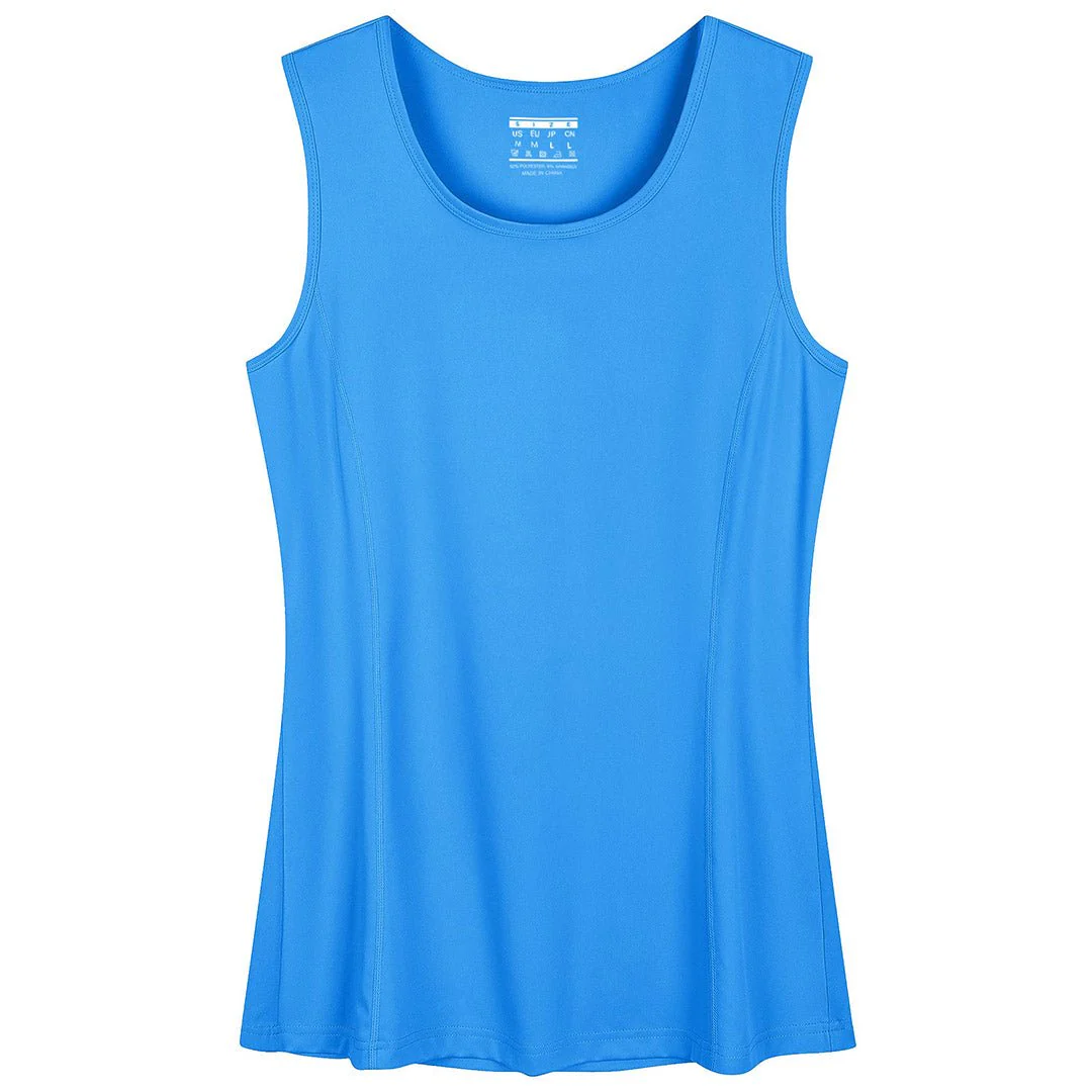 Women's Quick Dry Sun Protection UPF 80+ Running Yoga Tank Tops