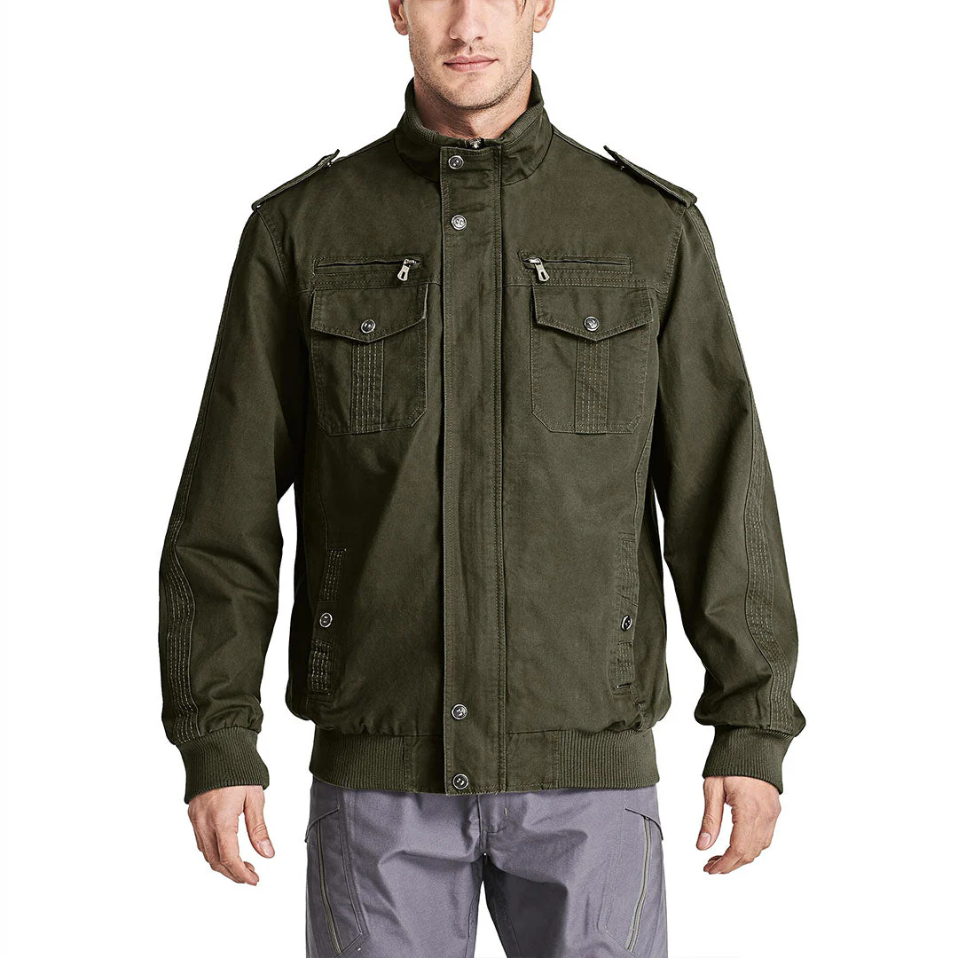 Men's Military Lightweight Cargo Army Fall Tactical Jacket Windbreaker
