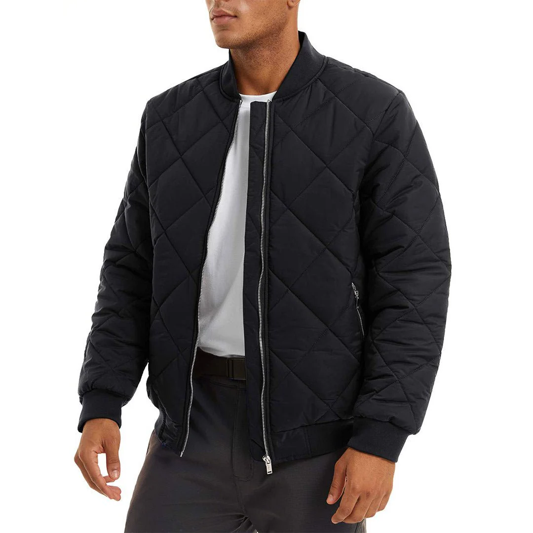 Men's Winter Windproof Bomber Varsity Jackets