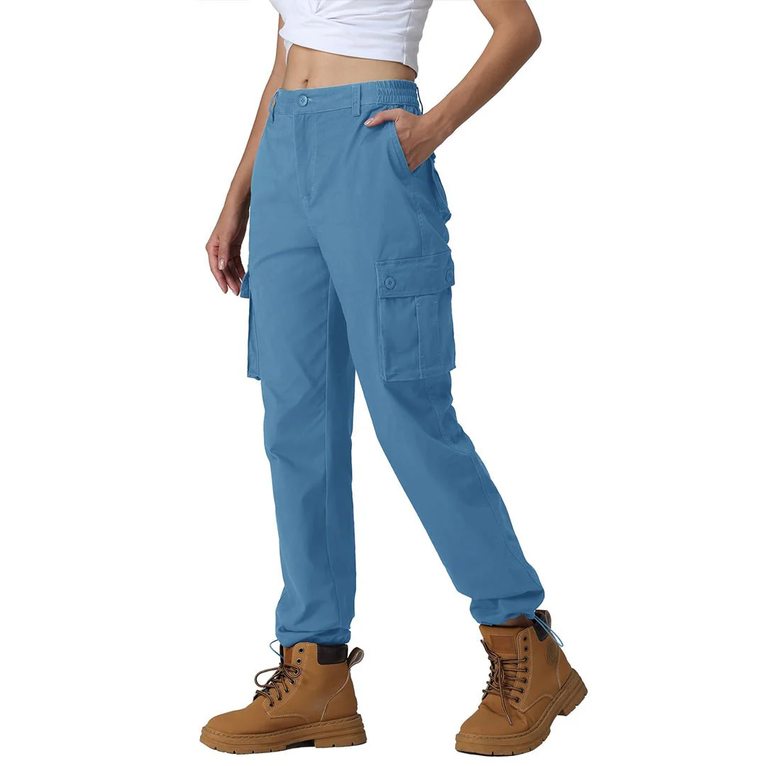 Women's 6 Multiple Pockets Cargo Pants