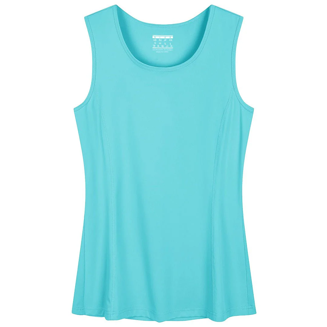 Women's Quick Dry Sun Protection UPF 80+ Running Yoga Tank Tops