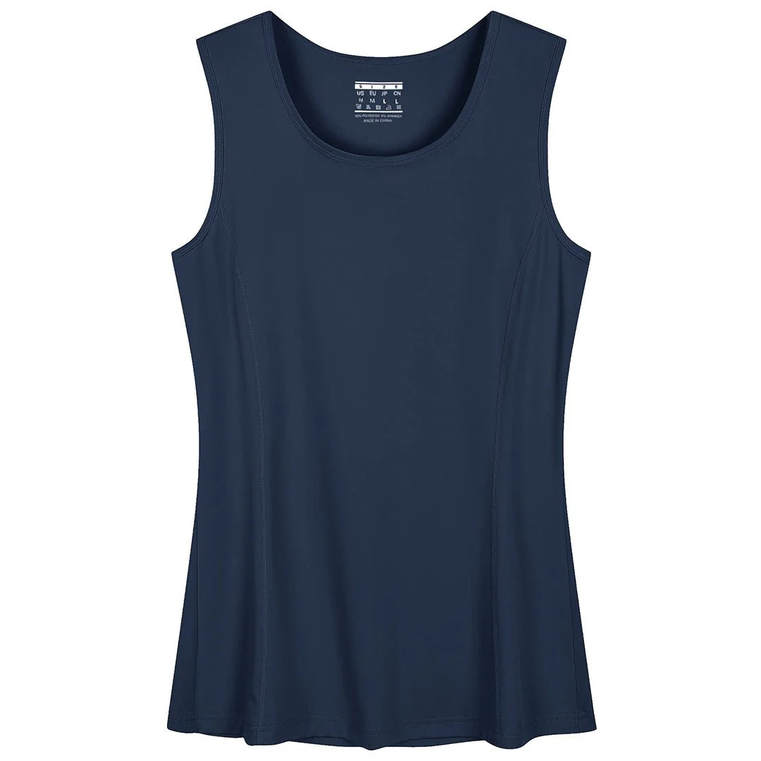 Women's Quick Dry Sun Protection UPF 80+ Running Yoga Tank Tops