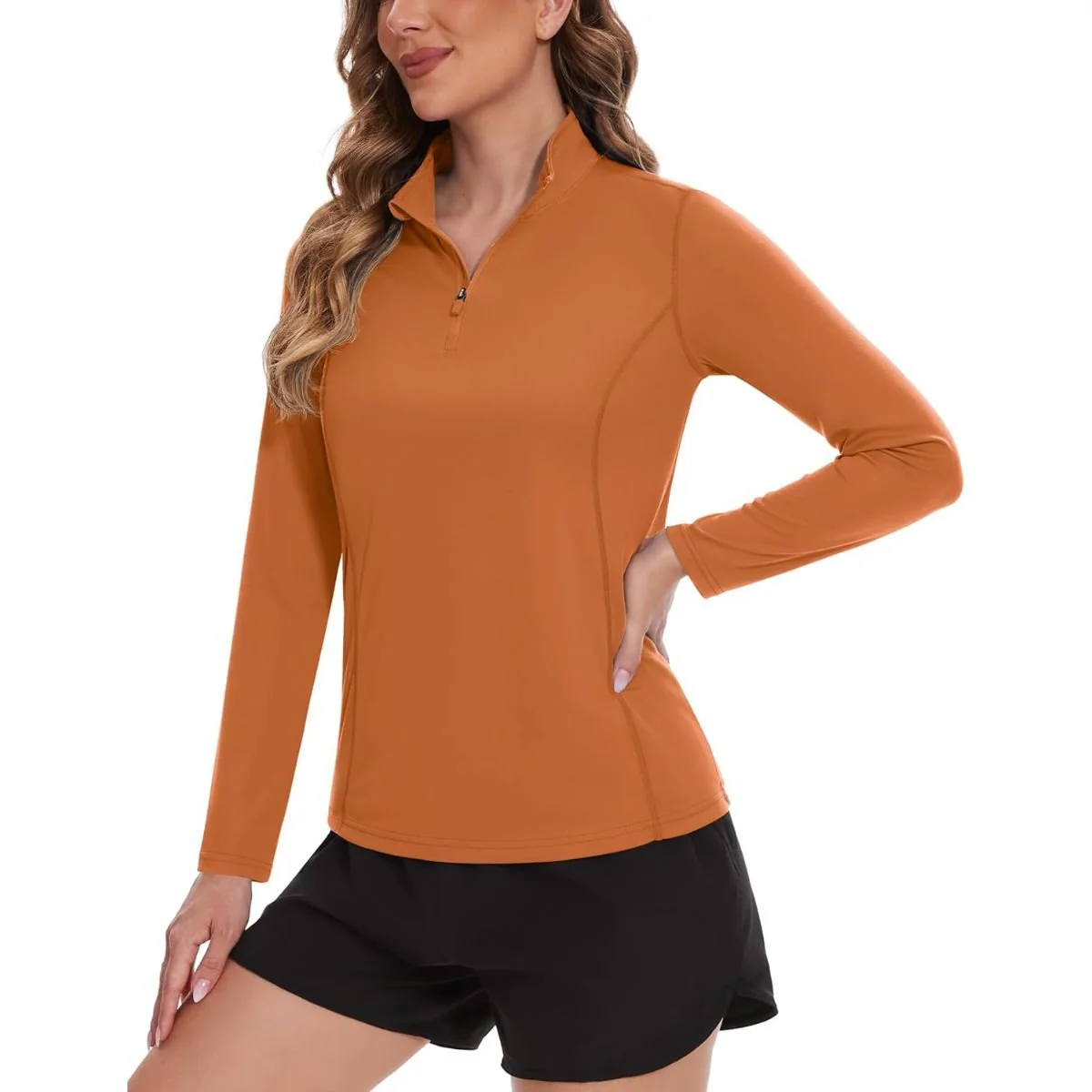 Women's Sun Protection Hiking Golf Shirts Long Sleeve