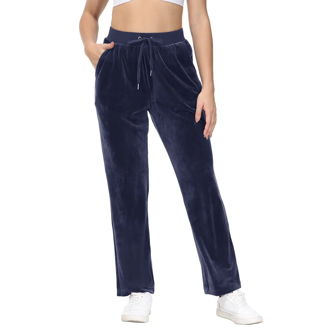 Women's Velvet Casual Jogger Sweatpants