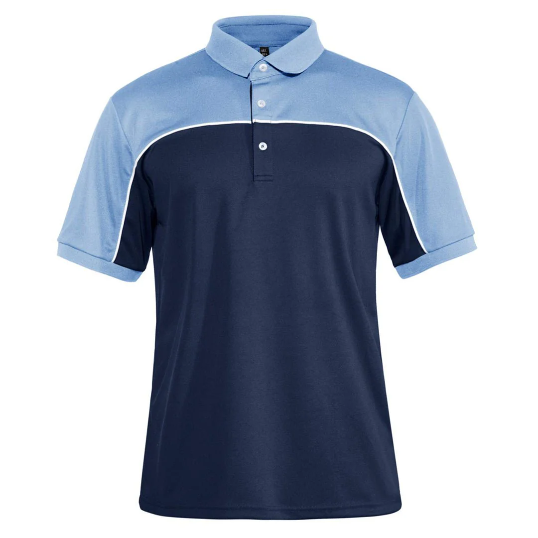 Men's Golf Polo Collared Shirts 3 Button Performance