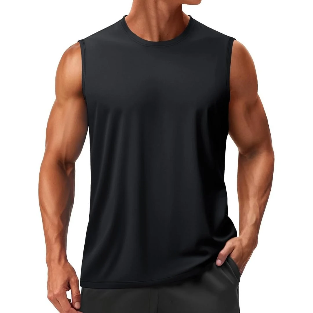 Men's UPF 50+ Sleeveless Quick Dry Gym Tank Tops